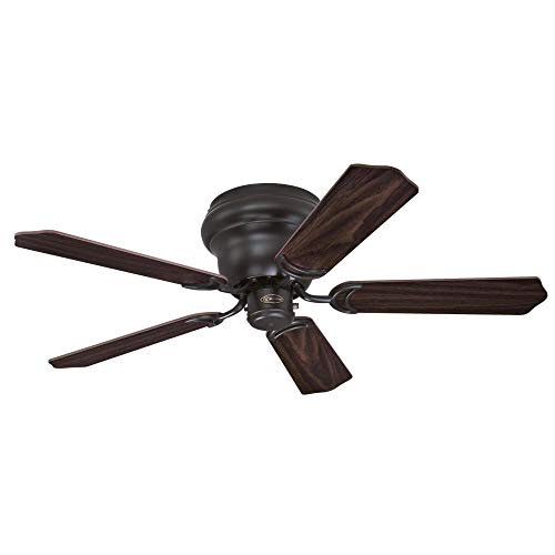 Image of Westinghouse Contempra Trio Ceiling Fan with Light, 42 in Oil Rubbed Bronze
