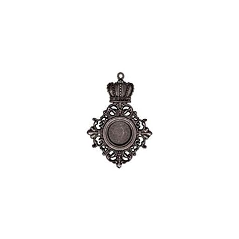 Gilded Silver Royal Medallion Pendant for Jewellery Making Cover
