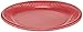 Procos- Platos de Papel sólido (23 cm), Color Rojo (10067741)