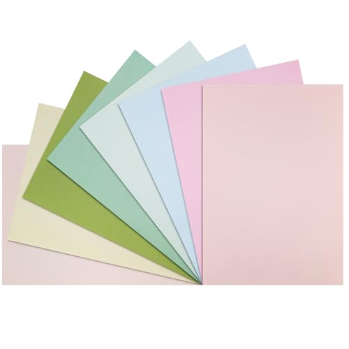 Netuno Set 8 láminas Goma eva 23x38 cm 1.5 mm Colores Pastel Superficie Lisa Manualidades decoración Escolar Creativa Infantil