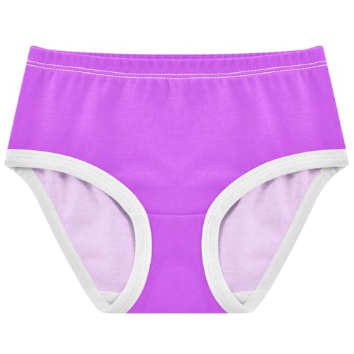 Joisal Girls Underwear Toddlers 2t Cotton Little Girl Panties Pattern Briefs Kids Undies Purple Mallow