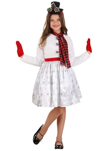 Disfraz infantil Snowgirl con vestido y accesorios