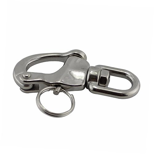 CLISPEED 2 Pçs D Ring Rigging Grilhões Grilhões De Encaixe De Olho Giratório Grilhões De Pára-Choque