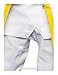 Daedo Taekwondo Beginner Uniform - WT Recognized, International Standards, White V-Neck, Includes Pants & Belt, Height - 130 cm