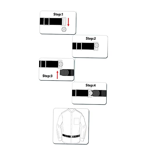 NOLITOY Men's Garter Belts Non-slip Shirt Stays Stretch Belts for Men Professional Attire Accessory3
