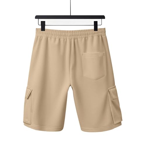 Image of Men's Hiking Shorts Tactical Quick Dry Work Cargo Shorts Summer Knee Length Pants Summer Fashion Casual Clothes