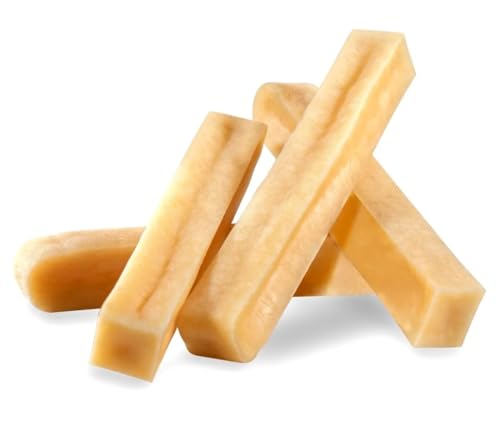 Dei NATURE Masticativi per Cani al Latte di Yak, 4 PEZZI taglia XS 120g, Snack Premium Lunga Durata