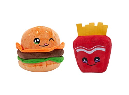 Russ Berrie Snackeez Plush 2 Pack: Bradley Burger and Frank Fries