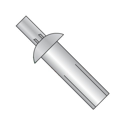 1/8" x 7/16" Universal Head Drive Pin Rivets/Aluminum Body/SS Mandrel (Carton: 1,000 pcs)