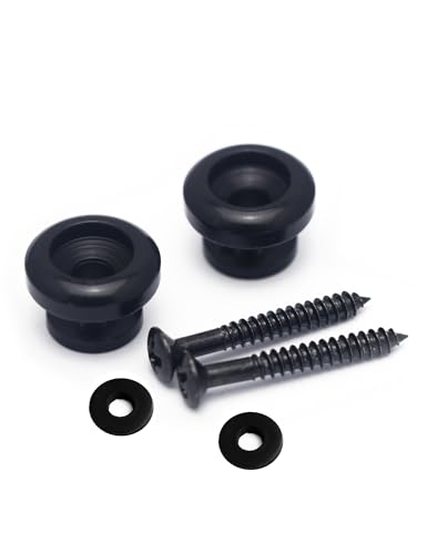 Metallor �M�^�[�X�g���b�v�{�^�� �}�b�V�����[���w�b�h �M�^�[�G���h�s�� �X�g���b�v���b�N ���t���l�W�t�� �A�R�[�X�e�B�b�N�G���L�M�^�[�܂��̓x�[�X�E�N�����p 2�Z�b�g (�u���b�N)