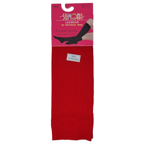SUMONA 12 Pairs Pack Women Opaque Stretchy Spandex Trouser Socks3