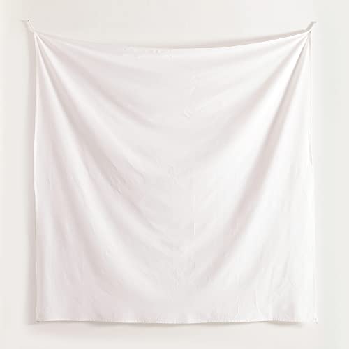 Popular Handicrafts Blank Tapestry, Plain White Sublimation Printing Tapestry Wall Hanging Decorative Tapestry for Bedroom Living Room Dorm College 55x55 Inch
