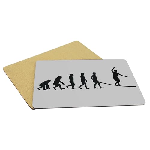 Sets de Table Liège Anti-Rayures Napperons Gris Slackline - 5