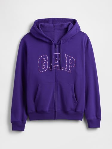 Image of GAP Women's Logo Hoodie Hooded Full Zip Sweatshirt