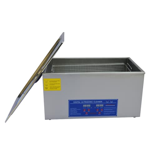 22L Stainless Steel Ultrasonic Cleaner JPS-80A Digital Control LCD NC Heating with Basket