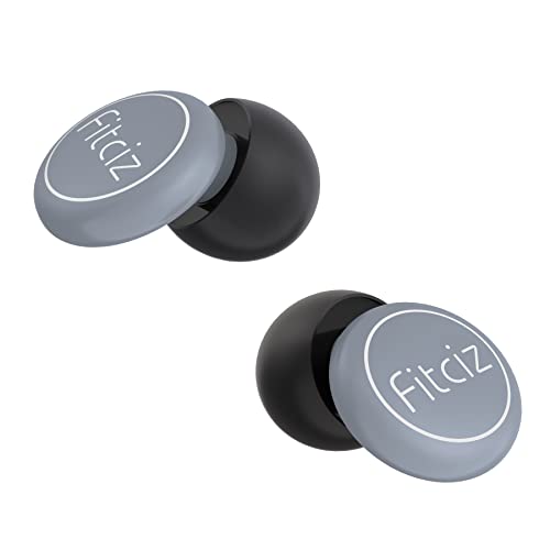 WUTAN Ear Plugs, Noise Reduction Ear Plug for Sleeping, Reusable Silicone Sound Blocking Earplugs for Sleep Work Concert, Ear Protection Ear Plugs (lightgrey)