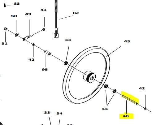Sunlite F7 Trainer Replacement Parts Inertial Axle