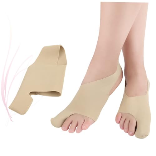 HOODANCOS 2Pc Hallux Corrector Socks for Foot Care Breathable Gel Thumb Correction Sleeves Unisex S for Bunion Relief and Comfort