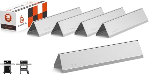 SUS304 Stainless Steel 15.3 Flavorizer Bars for Weber Spirit E310 E320 E330 S310 S320 S330 Spirit 300 & GS4 Spirit II 300 Series Grill with Front Knobs Grill Parts for Weber Spirit 7636 69797
