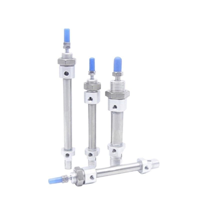 Vérin pneumatique MI12 miniature en acier inoxydable avec fixation de type U sans aimant