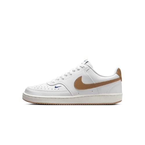 Image of NIKE W Court Vision LO NN-White /Flax-Game ROYAL-SAIL-FV9952-102-5.5UK