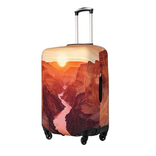Grand Canyon Arizona Elastic Travel Luggage Cover, Washable Spandex Suitcase Protector, Anti-Scratch Fits 18-32 Inch2