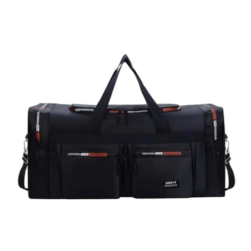 Bolsa Mala de Viagem Grande, 50 L, 5 Compartimentos com Zíper, Poliéster, Alças Removíveis