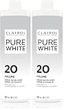Clairol Professional Clairoxide Pure White 20 Volume Creme Developer, 8 Fl Oz (Pack of 2)