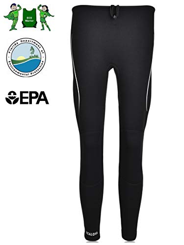 REALON Swim Tights Wetsuit Pants Women 3mm Neoprene and 2mm Men Youth Triathlon