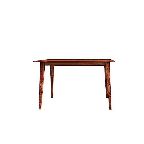 Image of DRIFTINGWOOD Tiya Dining Table 4 Seater | Four Seater Dinning Table with 4 Chairs for Home | Rosewood, Honey Finish, Self Assembly(DIY)