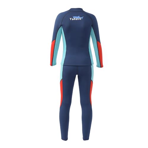 Child Boys 25mm Neoprene Wet Suit Long Sleeve Top with Leggings for Professional Water Sports2
