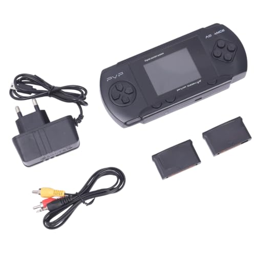 Image of TMG Handheld Game Light 3000- 8 Bit Video Game Console for Kids Boys with Free 2 Games Cassette,Christmas and Birthday Gifts. (Black)