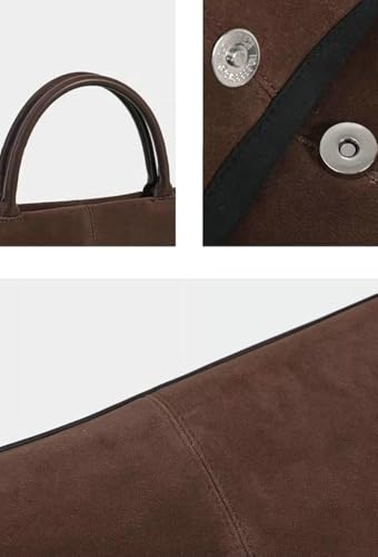 Trendy Solid Color Belt Handbag Soft Suede Autumn Winter Shoulder Bags Outside Cross Body Bag for Women 20253