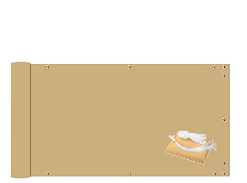 MODKOY Balkonverkleidung 115x750cm Balkonumrandung Metall in div Größen &...