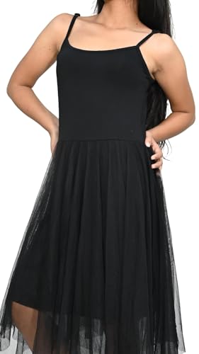 Robe mouchoir noir style fée asymétrique coupe fluide - 4