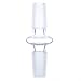 Glass Tube Adapter,14 mm Male to Male 14 mm Essential Adapter