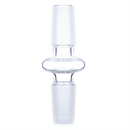 Glass Tube Adapter,14 mm Male to Male 14 mm Essential Adapter
