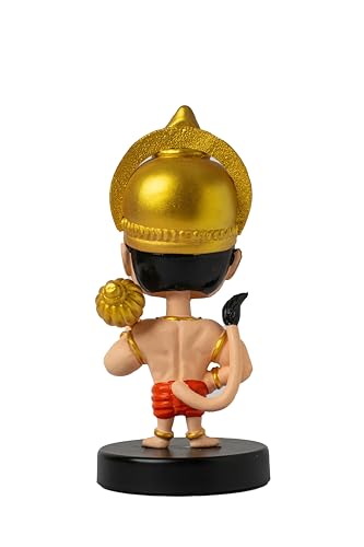 Image of Bobblehead Krishnaji & Hanumanji Figurines | Decoration Items for Home Decor, Car Dashboard, and Office Table | God Statue for Festival | Diwali | Birthday Gift for Kids, Family and Friends