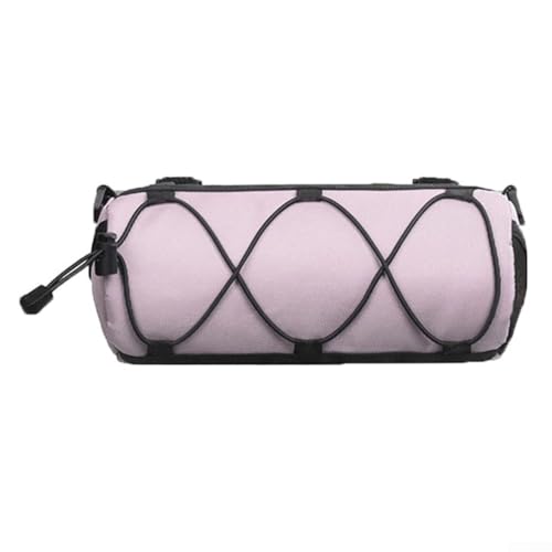 HOgardenME Nylon Cycling Front Bag Road Bike Handlebar Bag With Shoulder Strap Mountain Bike Front Bag(purple)