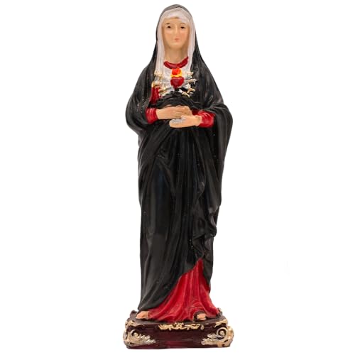 Estatua de Resina Nuestra Señora de los Siete Dolores 5"