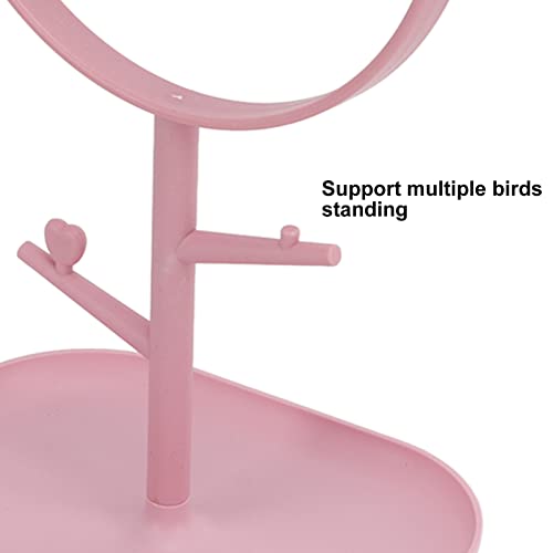 Image of Bird Stand Tabletop, Parrots Training Stand Wood Birds Playstand Bird Play Stand Cockatiel Playground Wood Perch Gym Playpen Ladder for Small Medium Parrots, Conures, Parakeets, Finch