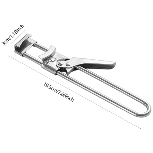 Adjustable Multifunctional Stainless Steel Can Opener,Jar Opener for Weak Hands,Jar Lid Opener