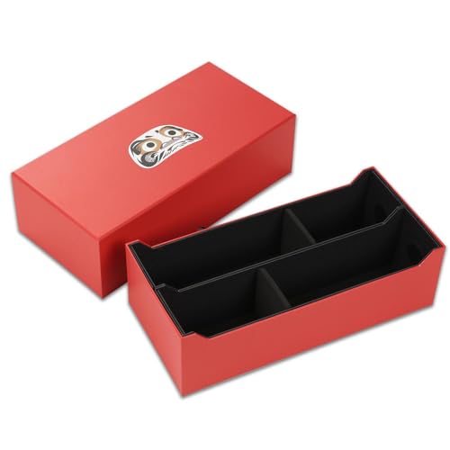 Caja para almacenamiento de monedas GRAND ORANGE roja miniatura 6