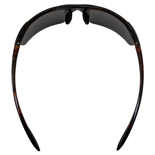 Epoch Eyewear Cadence Sport Sunglasses with Tortoise Frame and Polarized Super-Hydrophobic Smoke Lens4