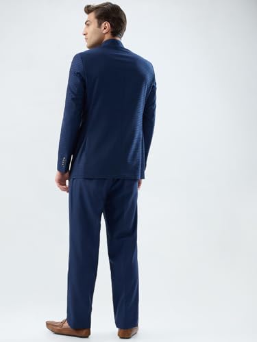 Image of Raymond Contemporary Fit Dark Blue Suit For Men