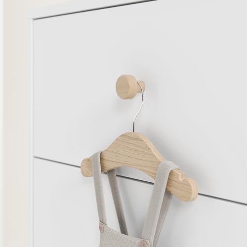 image for Storkcraft California 6-Drawer Double Dresser (White with Driftwood) -