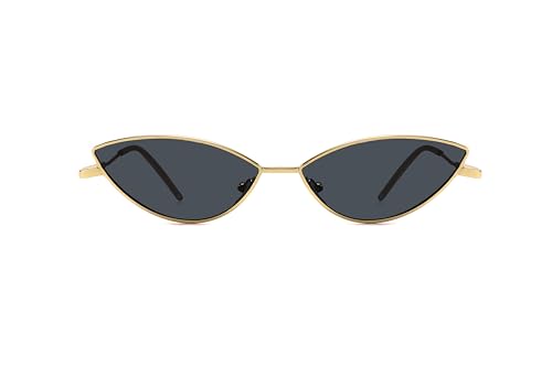 Fayoh Mariposa Narrow Cat Eye Sunglasses Vintage Retro Eyewear For Women Metal Frame Uv Protection thumb #1