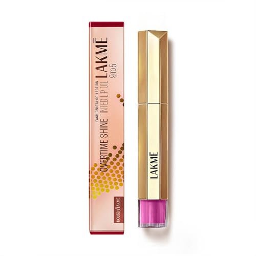 Image of LAKME 9to5 Overtime Shine Tinted Lip Oil - Violet Vixen 5.3ml