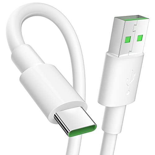 USB C Kabel für Oppo Find X6 X5 Pro OPPO Find n2 Flip 5G,80W SUPERVOOC Schnellladekabel USB auf USB C Kabel 1,8M,Schnellladung USB C Datenkabel, Flash Ladekabel Typ C für OPPO Reno12 11 10 8 Pro 7 6