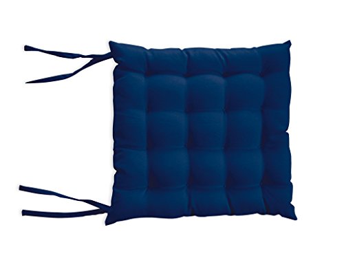 Soleil d'ocre 005240 Cojín para Silla capitoné Alix Azul Marino